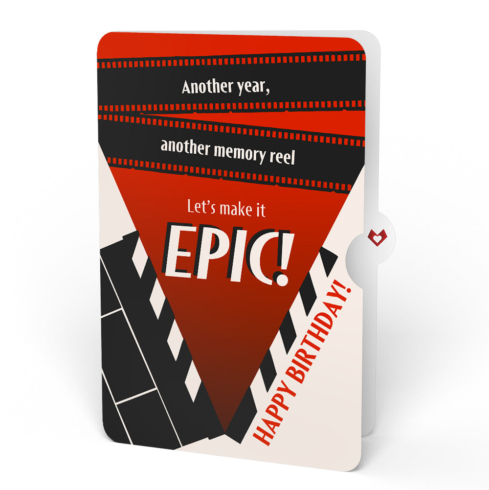 Shine Bright Twilight Bloom Birthday Suncatcher Card and Epic Reel Sentiment Set、mySite、solidvoid