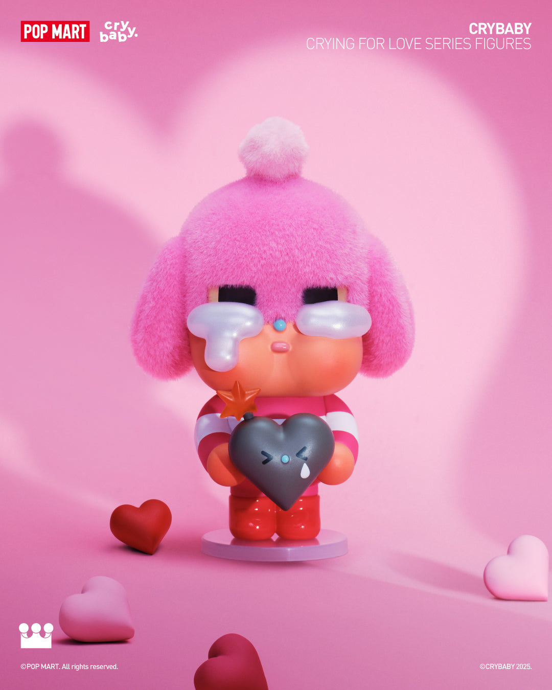  POP MART CRYBABY Crying For Love Series Figures、mySite、greenlandpopulation