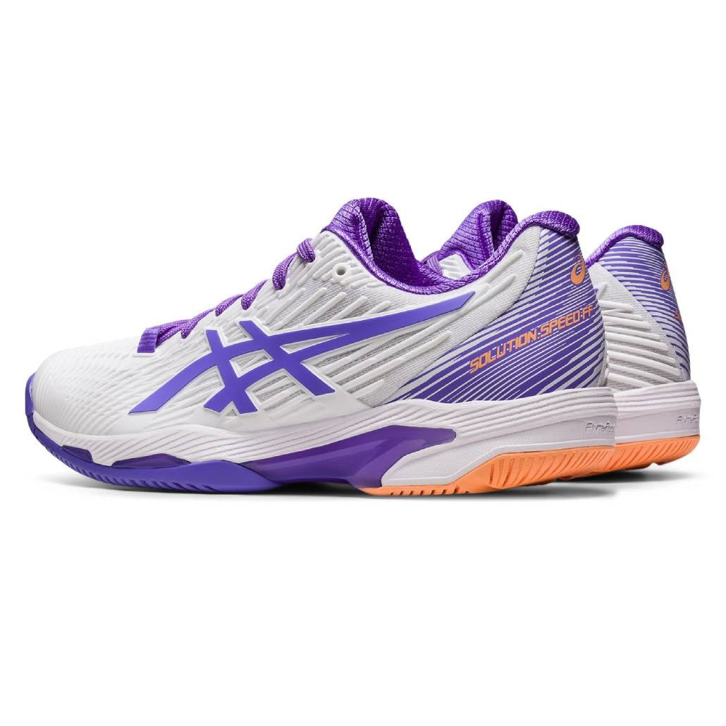 Asics Solution Speed FF 2 Women's Tennis Shoe (White/Purple)
