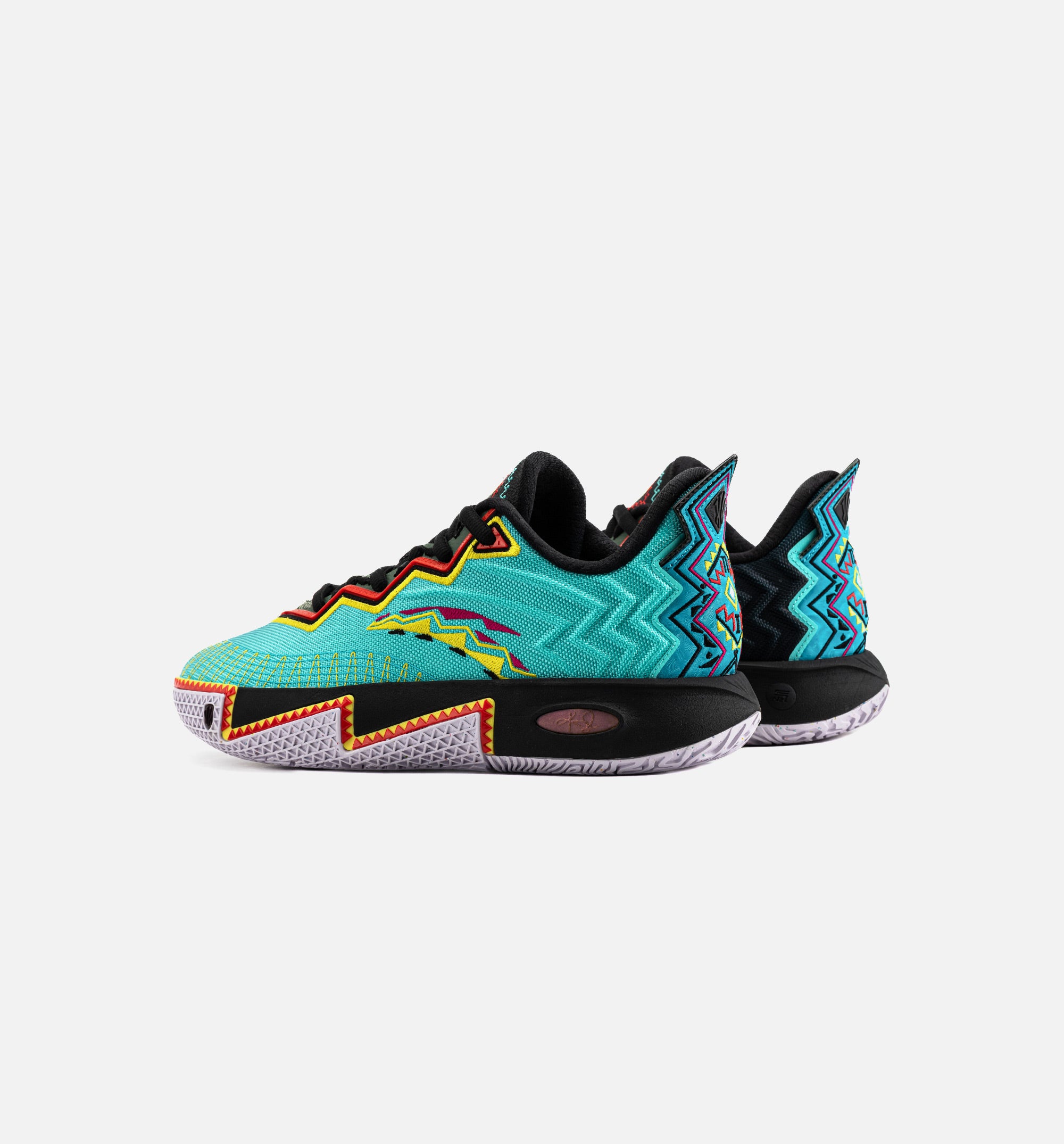 Kai 2 Retro 90S Mens Basketball Shoe - Teal/Black/Orange、mySite、dreamappss