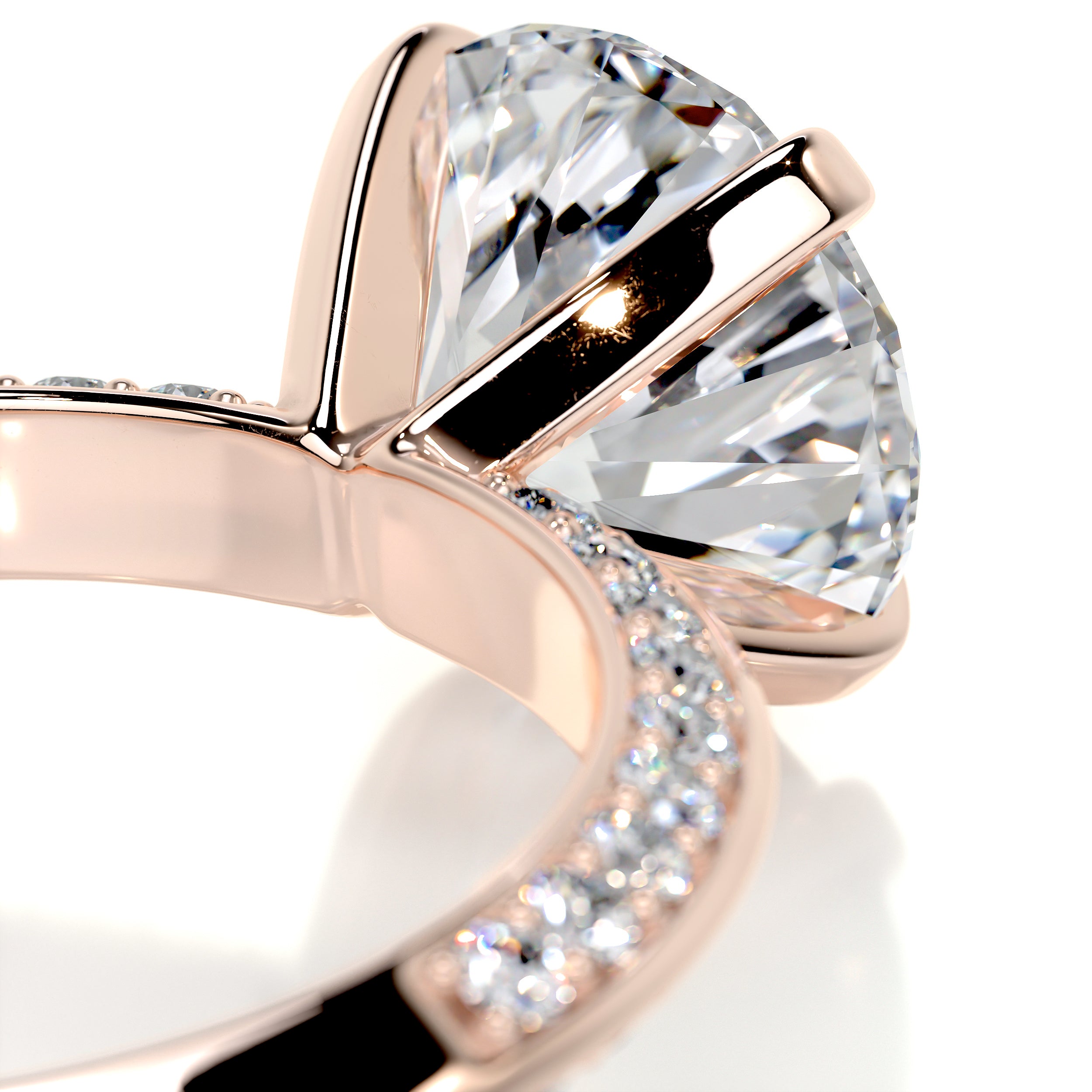 Ariana Diamond Engagement Ring -14K Rose Gold、mySite、hinf8tx79