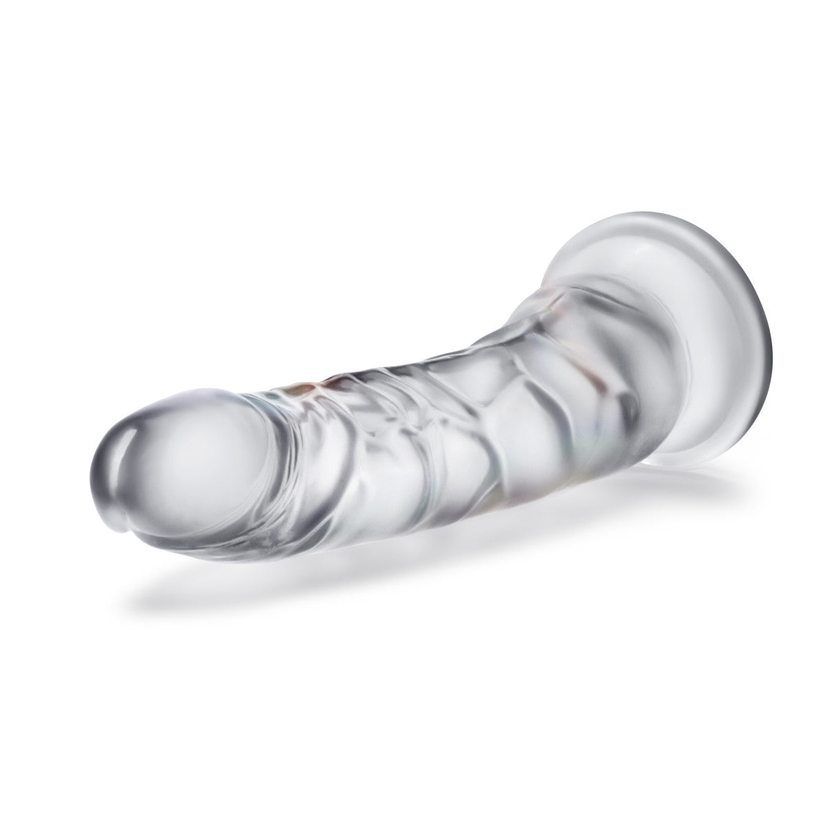 B Yours Diamond By Blush® | Glisten Realistic G-Spot Clear 8.75-Inch Long Dildo With Suction Cup Base、mySite、bottomscart