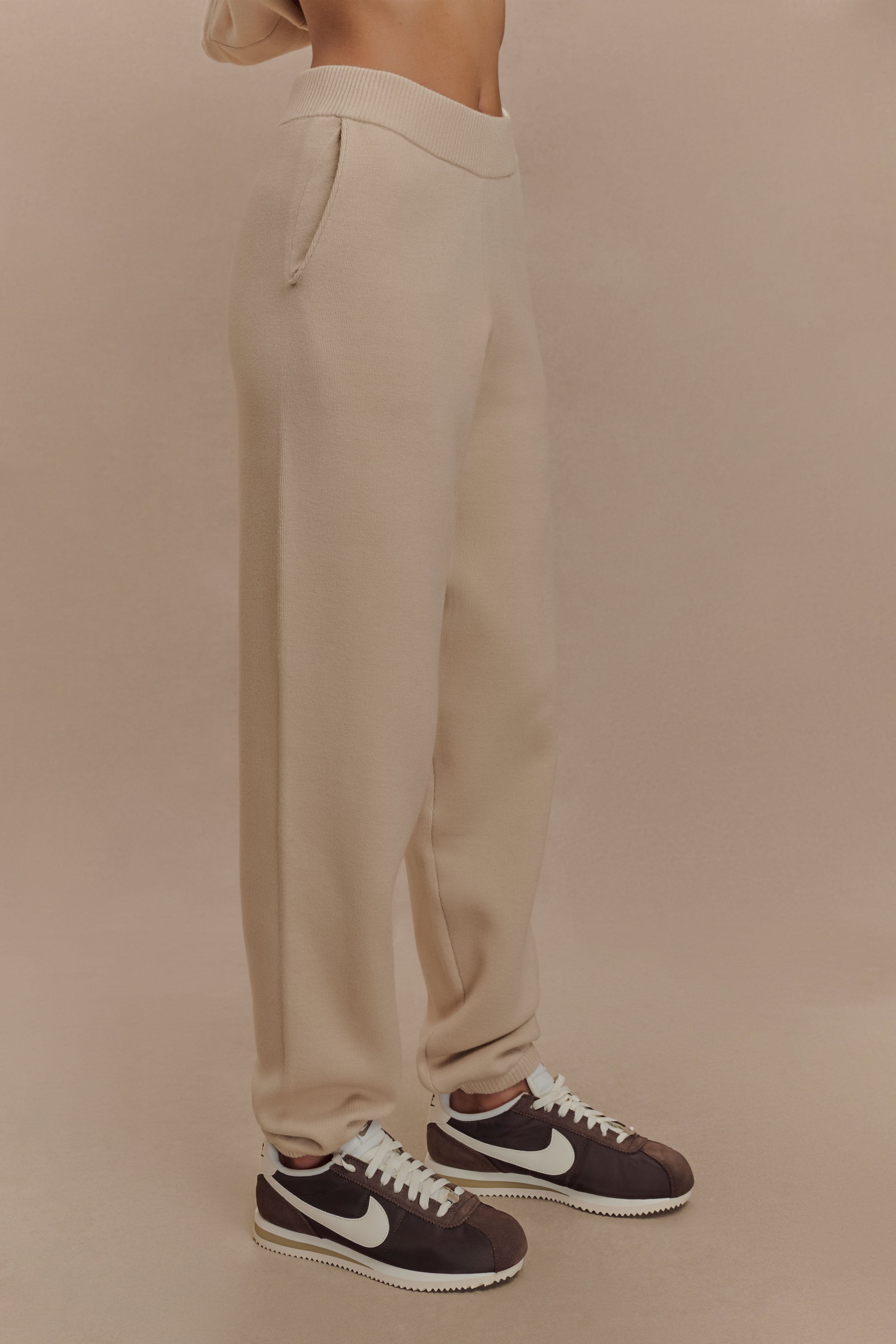 Sami Knit Jogger - Camel、mySite、solidvoid