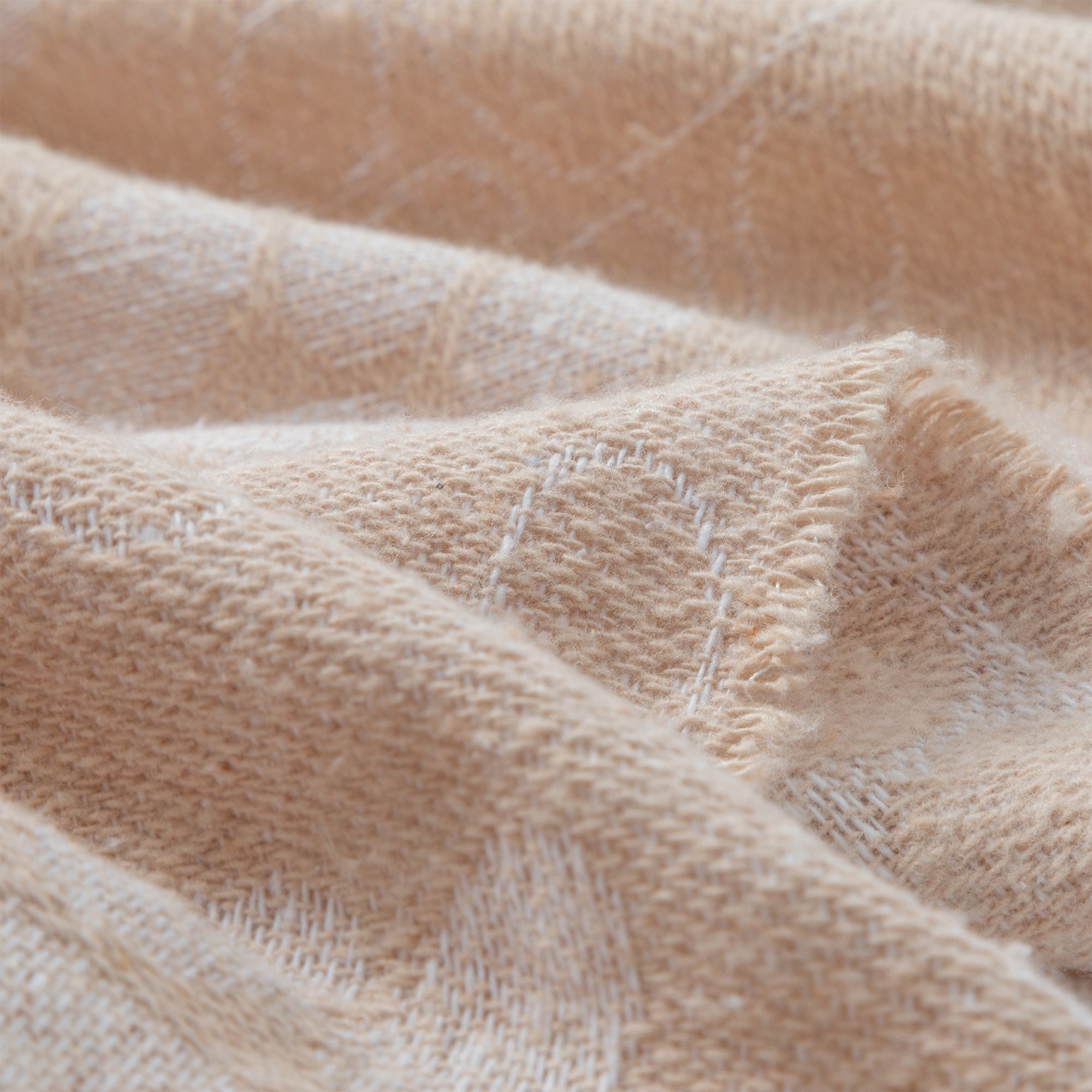 Ukrainian Cotton Blend Paw Throw Blanket with Fringe、mySite、camillekostekn