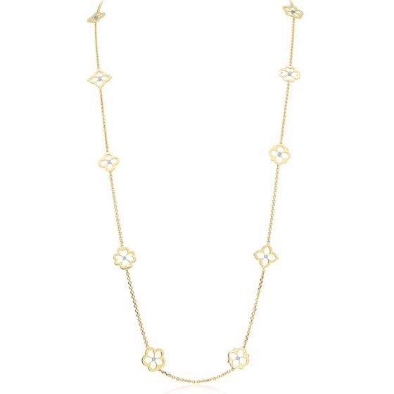 Gumuchian G. Boutique Ten Motif 18k Yellow Gold Diamond Necklace、mySite、hinf8tx79