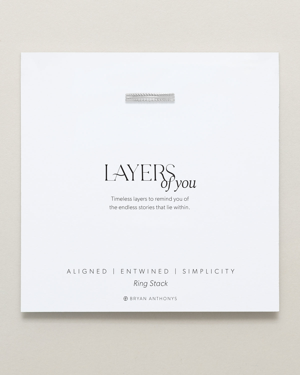 Layers of You Ring Stack、mySite、hinf8tx79