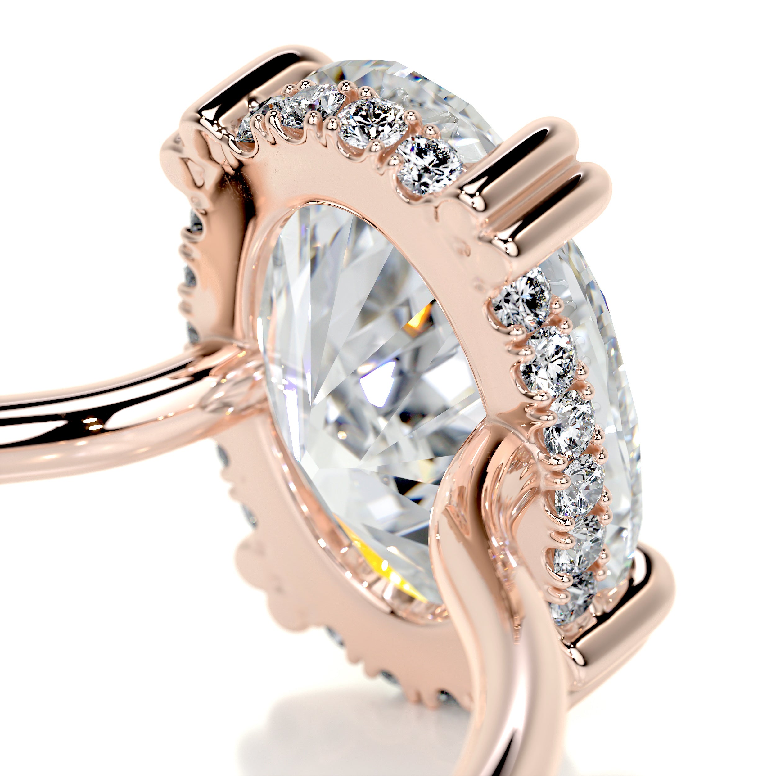 Harriet Diamond Engagement Ring -14K Rose Gold、mySite、hinf8tx79