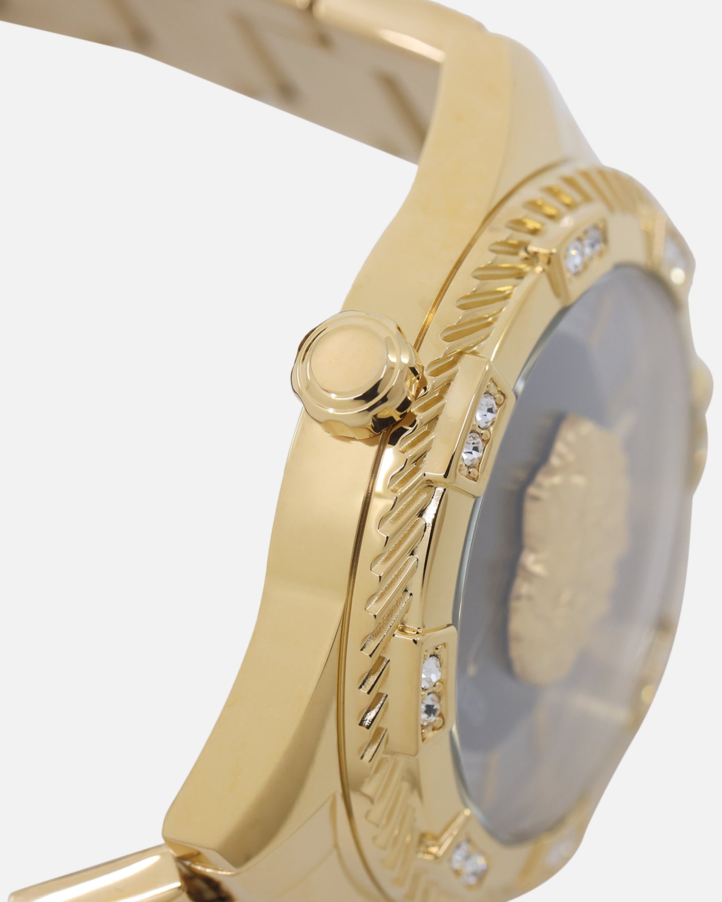 Guess Mainline Beast Crystal Bracelet Watch Gold、mySite、zt4zffjzw