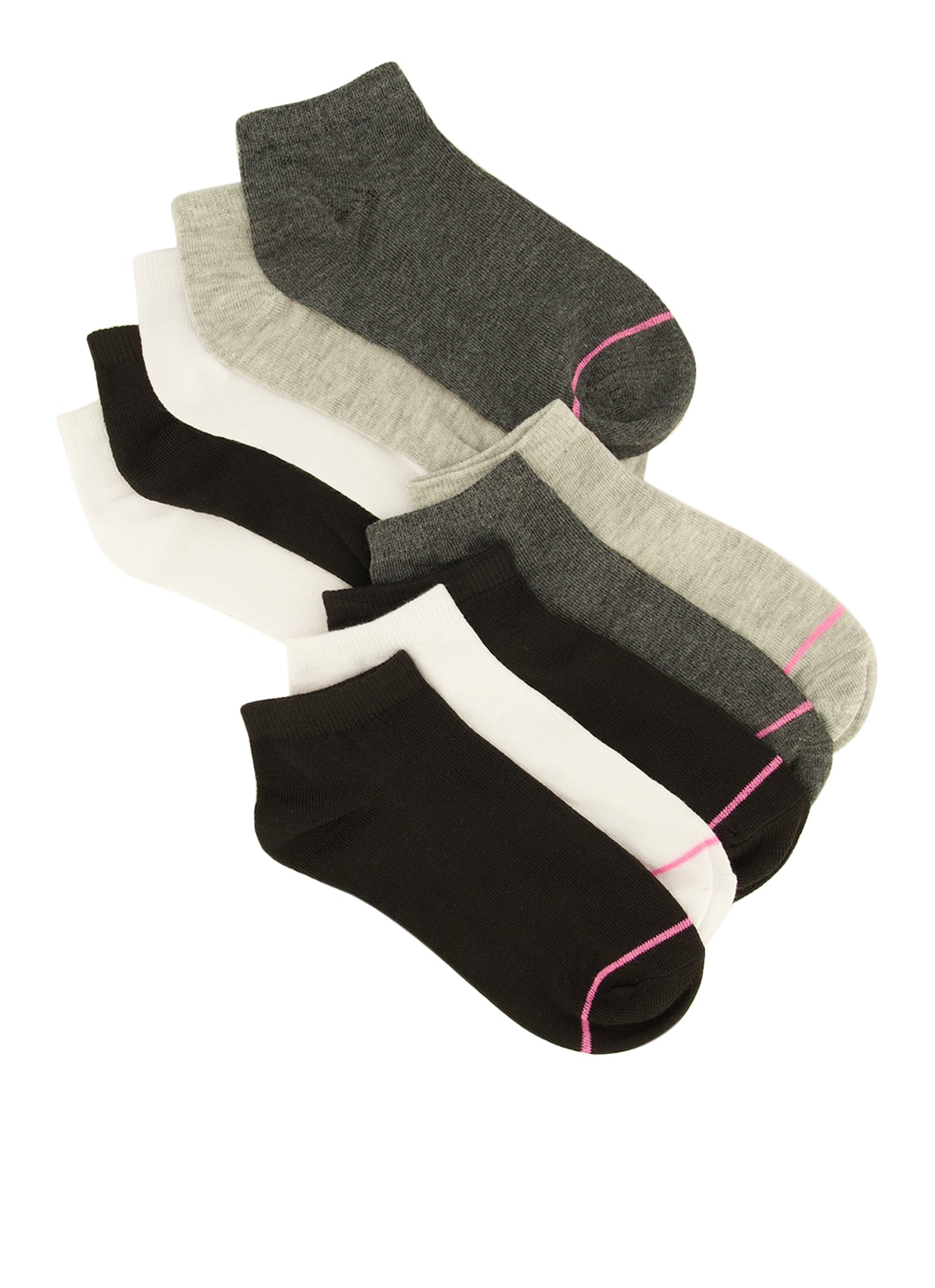 Girls 10 Pack Assorted Basic Ankle Socks、mySite、camillekostekn