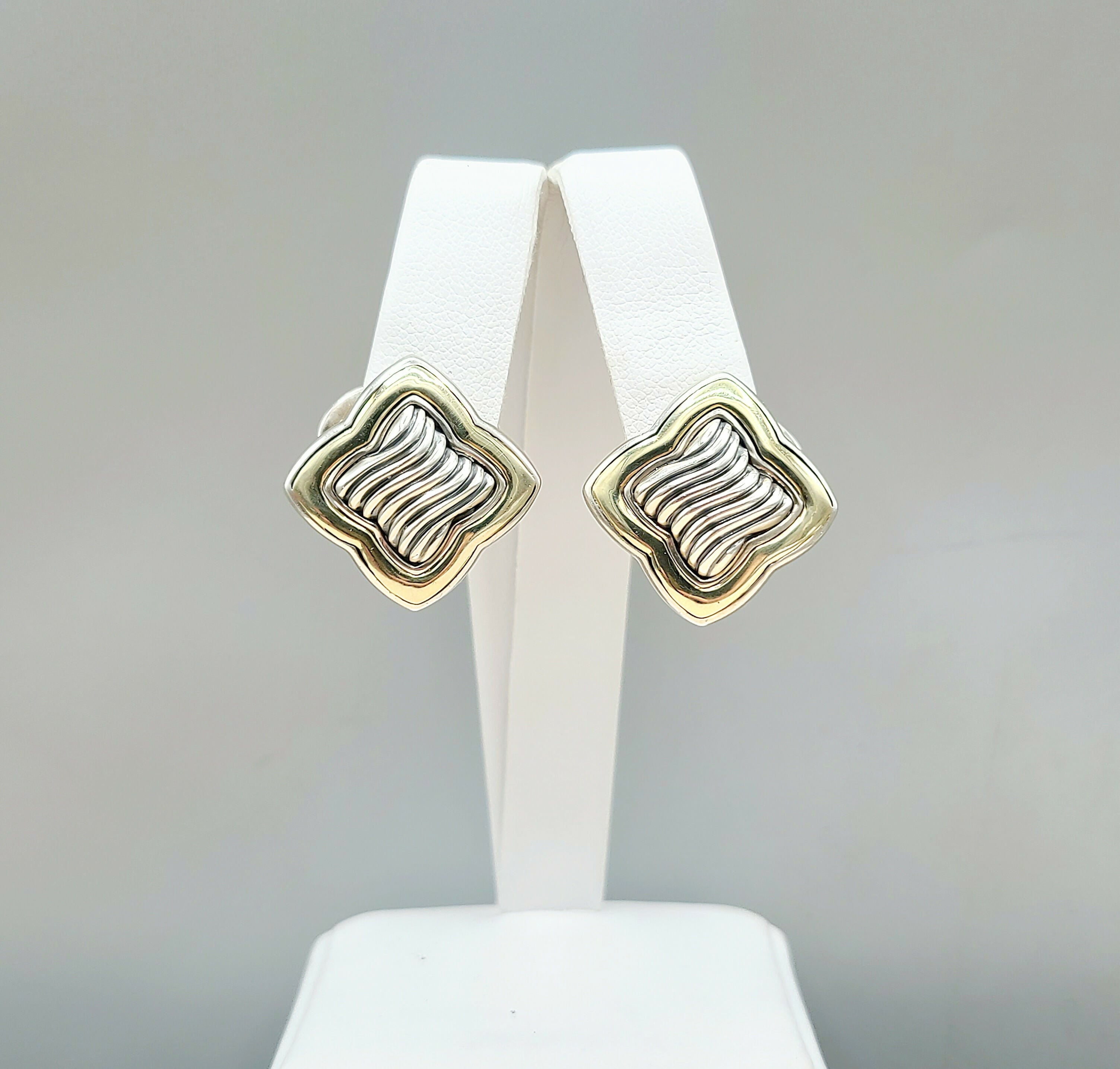 David Yurman Large Thoroughbred Quatrefoil Earrings、mySite、hinf8tx79