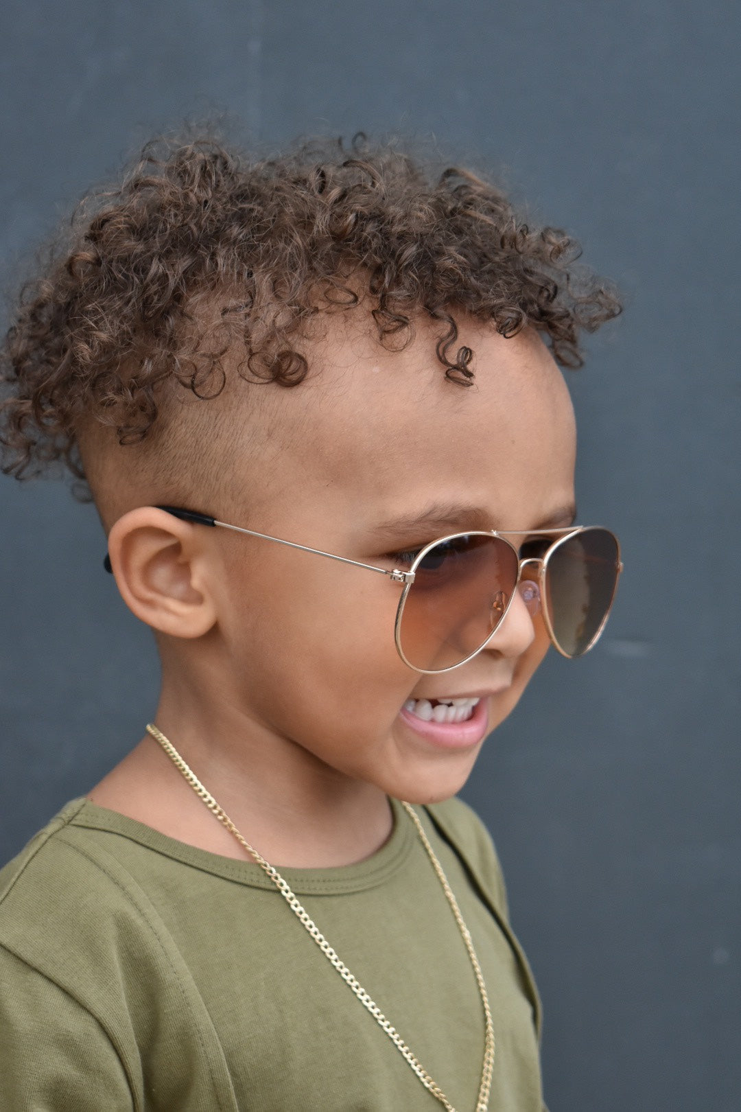 Lil Hommé Ace Sunglasses Gold、mySite、zt4zffjzw