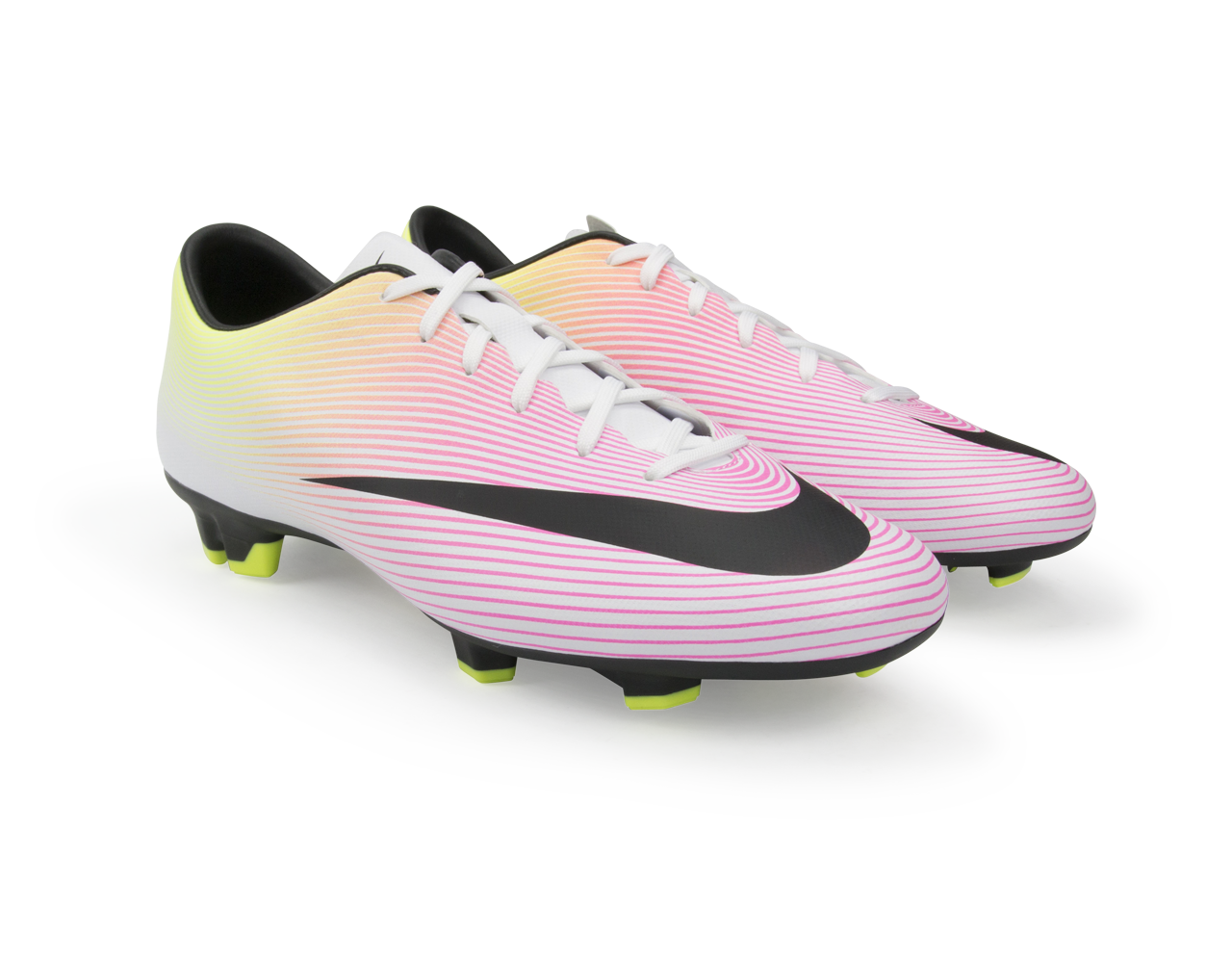 Nike Men's Mecurial Victory V FG White/Black/Volt、mySite、bottomscart