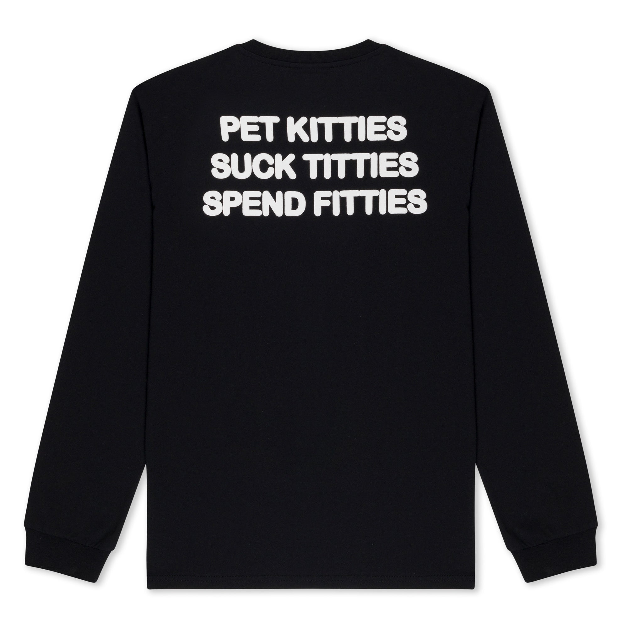  Pet Kitties Long Sleeve (Black)、mySite、merchandisen
