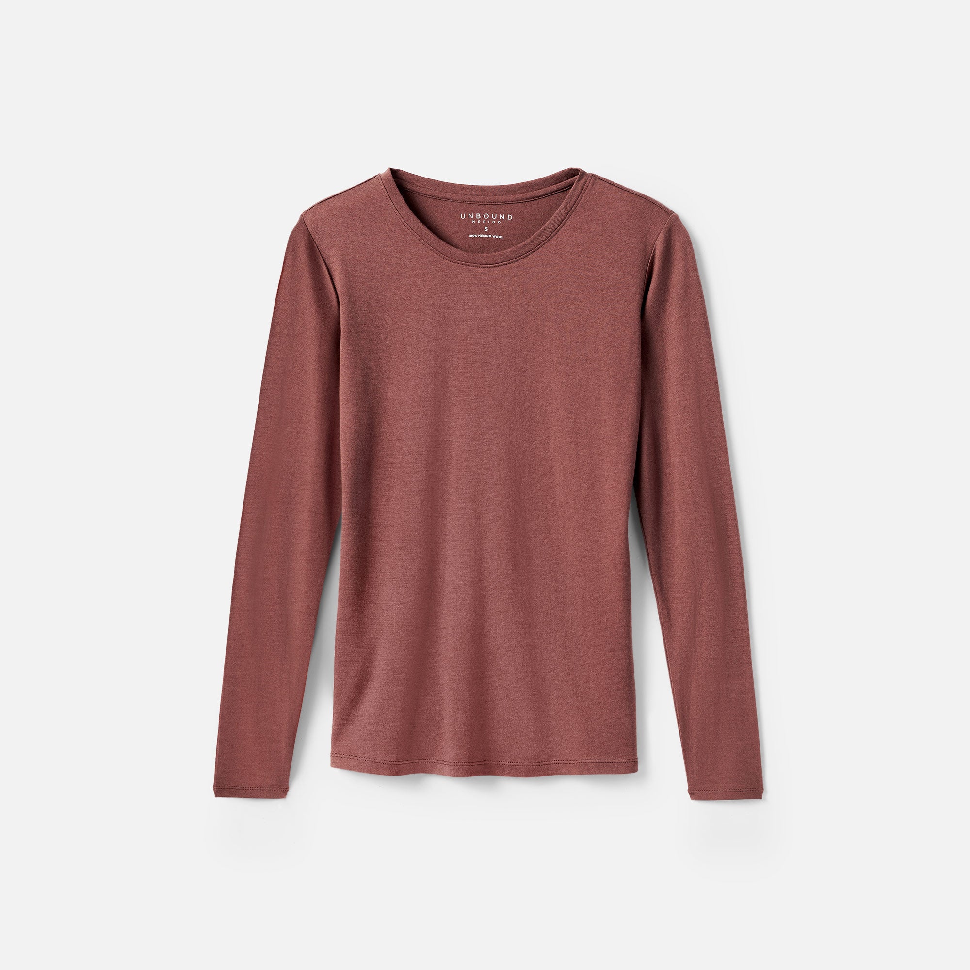 Women's Long Sleeve Merino Crew、mySite、noshort