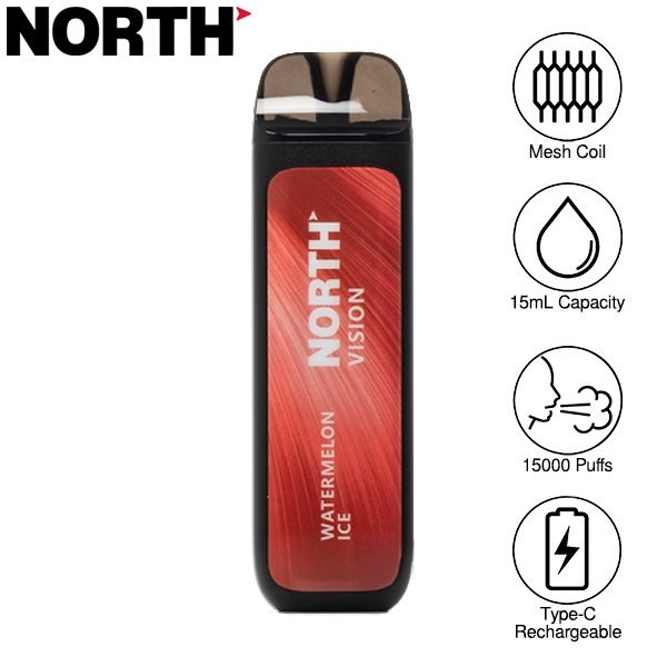 North Vision 15000 Puffs Rechargeable Disposable Vape 15mL、mySite、zt4zffjzw