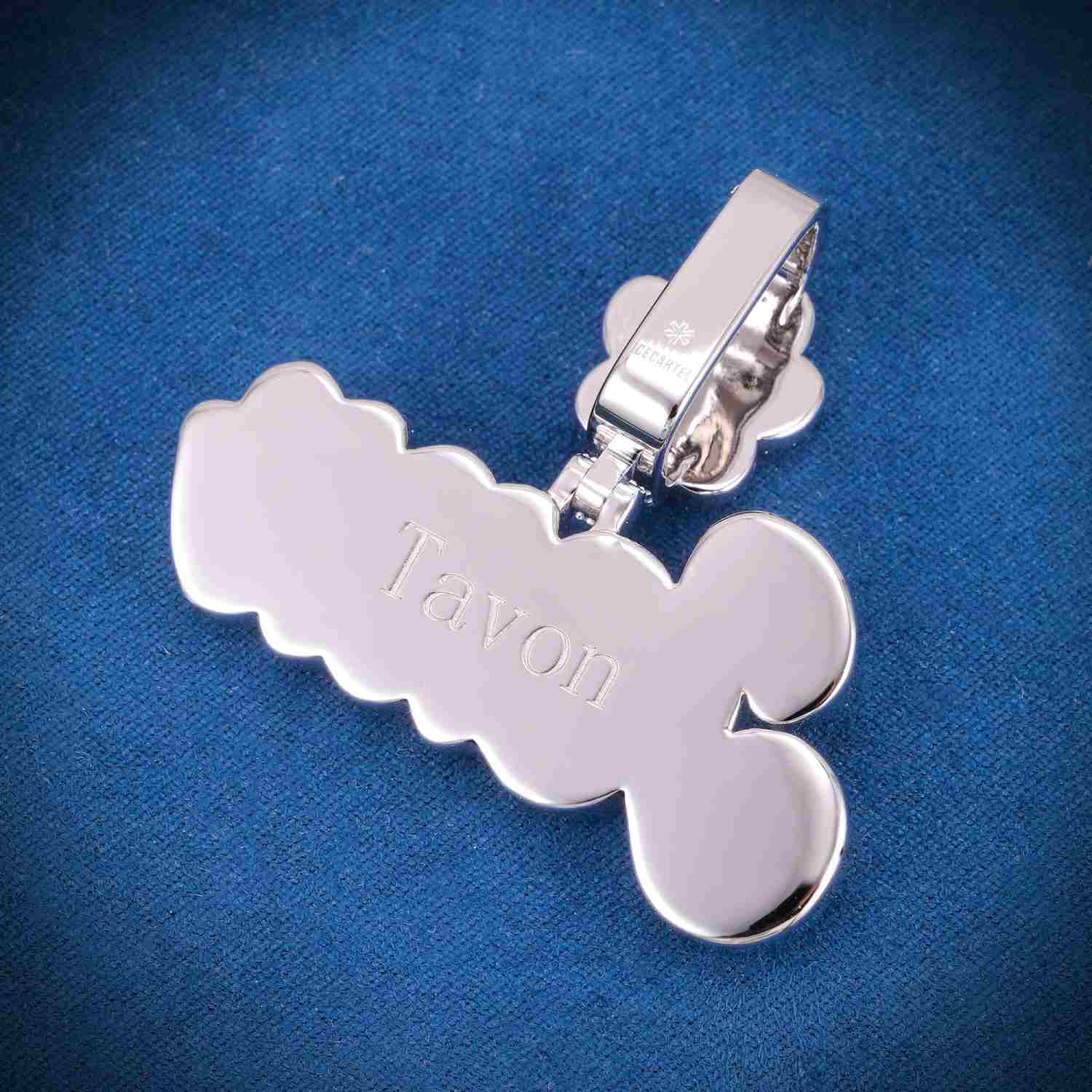 JENN Custom Name Moissanite Pendant 14K Gold、mySite、hinf8tx79