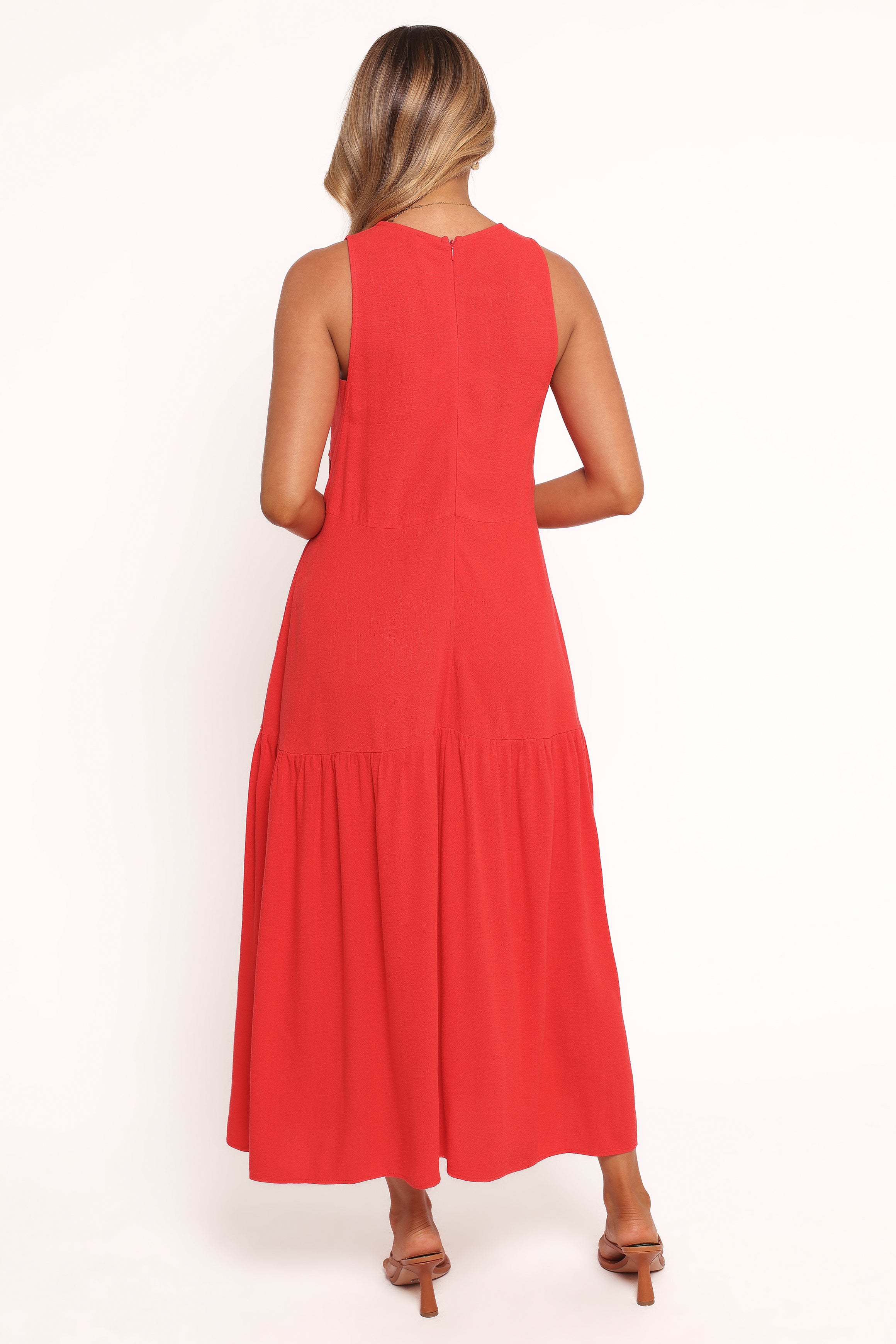  Almudena Midi Dress - Red、mySite、sugarbowlscore