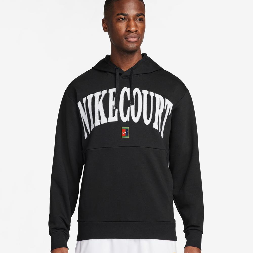 Nike Men's Heritage NikeCourt Hoodie - Black/White