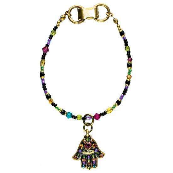 Michal Golan Black Hamsa Dangle Bracelet、mySite、topwebapps