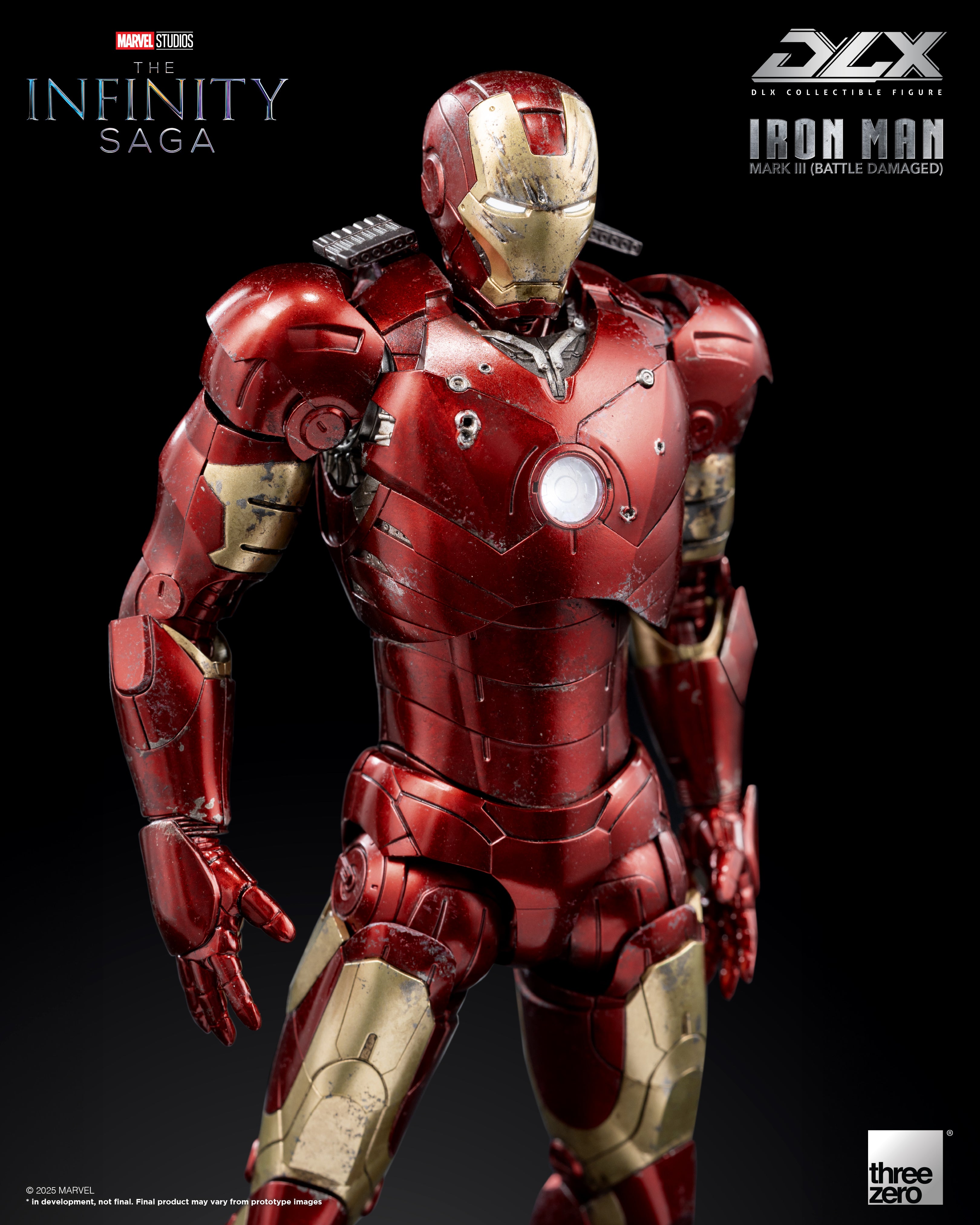 Threezero Marvel Studios: The Infinity Saga DLX Iron Man Mark 3 (Battle Damaged)、mySite、hgirdovlk