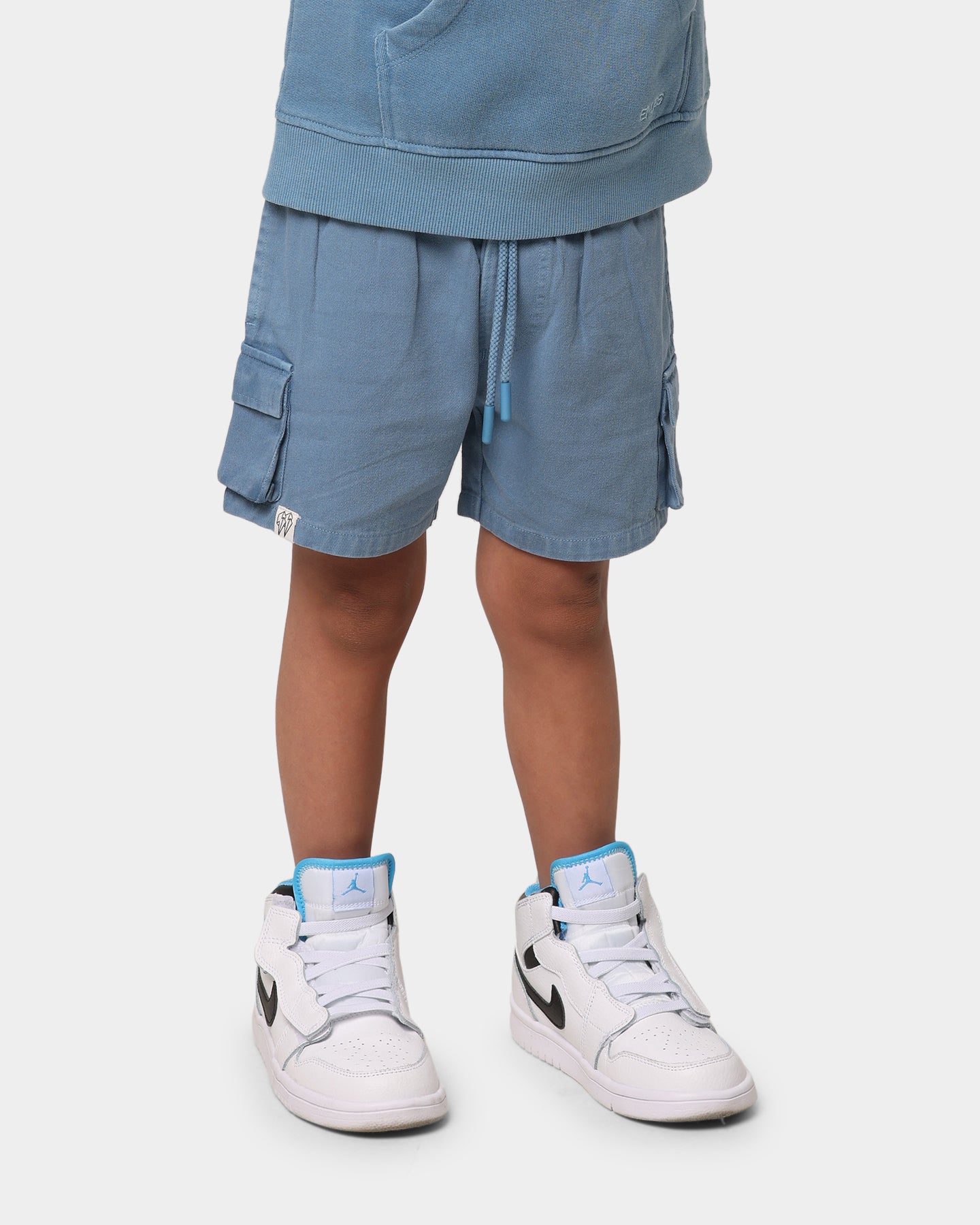 EN ES Kid's Mini Atlanta Shorts Cornflower Blue、mySite、zt4zffjzw