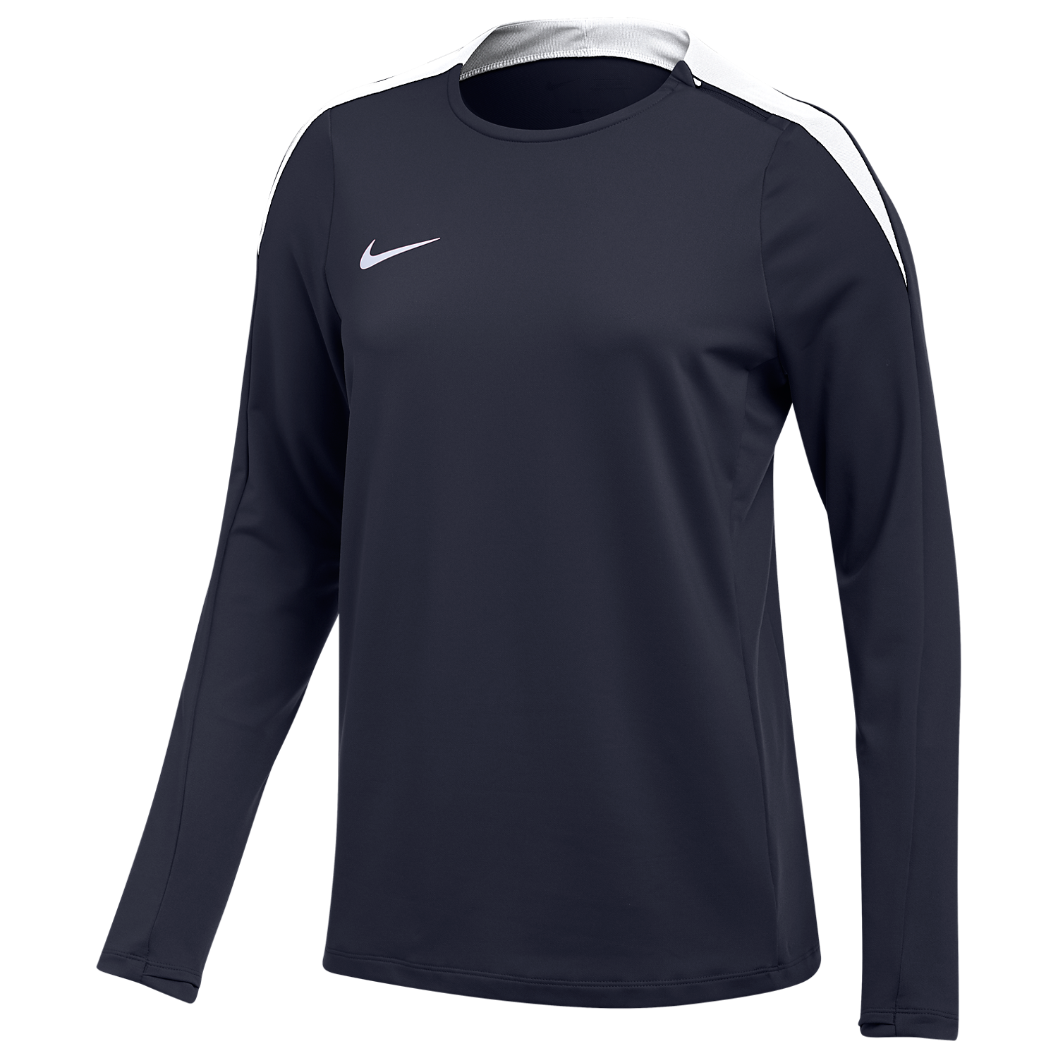 Nike Women's Dri-FIT Strike 24 Crew Top - Navy Blue、mySite、noshort