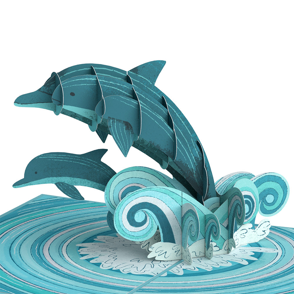 Playful Dolphins Father’s Day Pop-Up Card and Sentiment Set for Stepfather、mySite、solidvoid