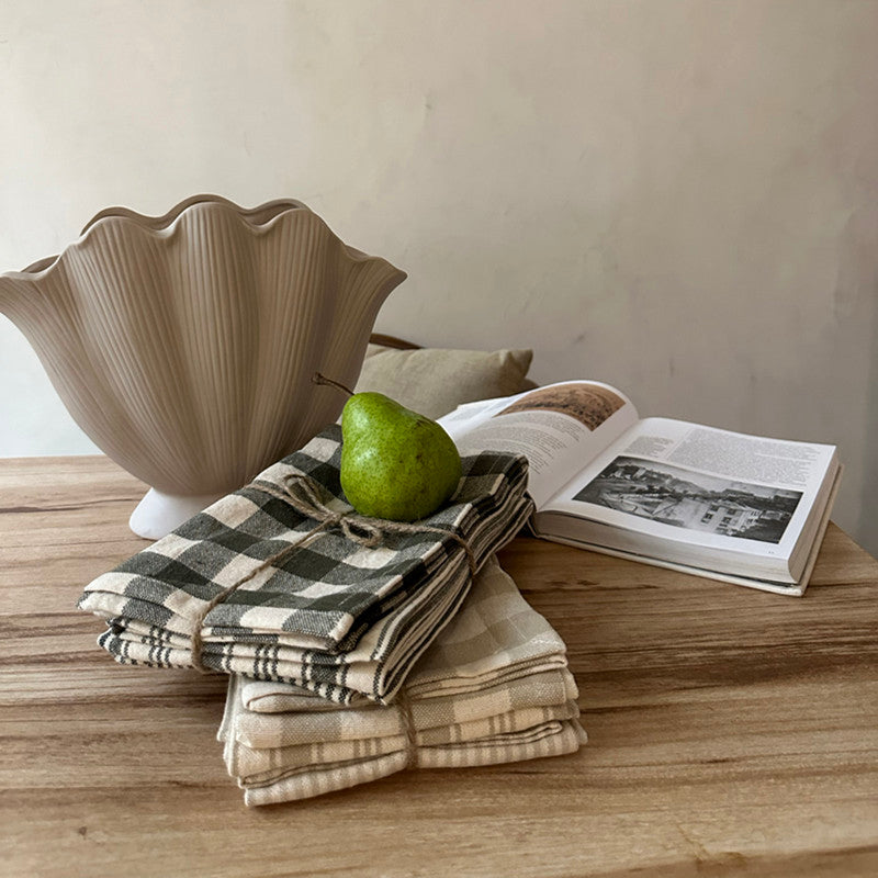 Cotton Kitchen Towel | Beige | Set of 3、mySite、camillekostekn