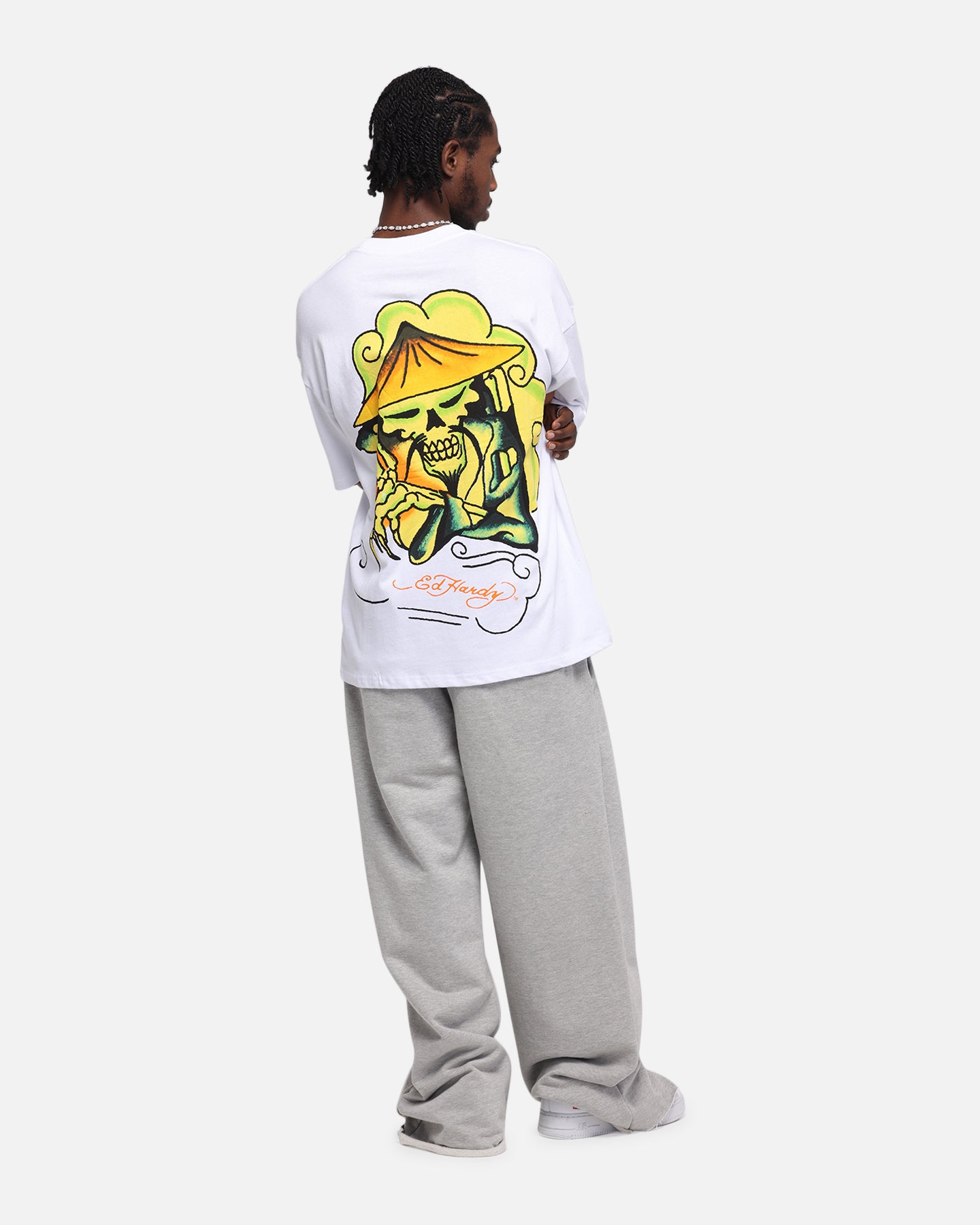 Ed Hardy Skull Sovereign T-Shirt White、mySite、zt4zffjzw