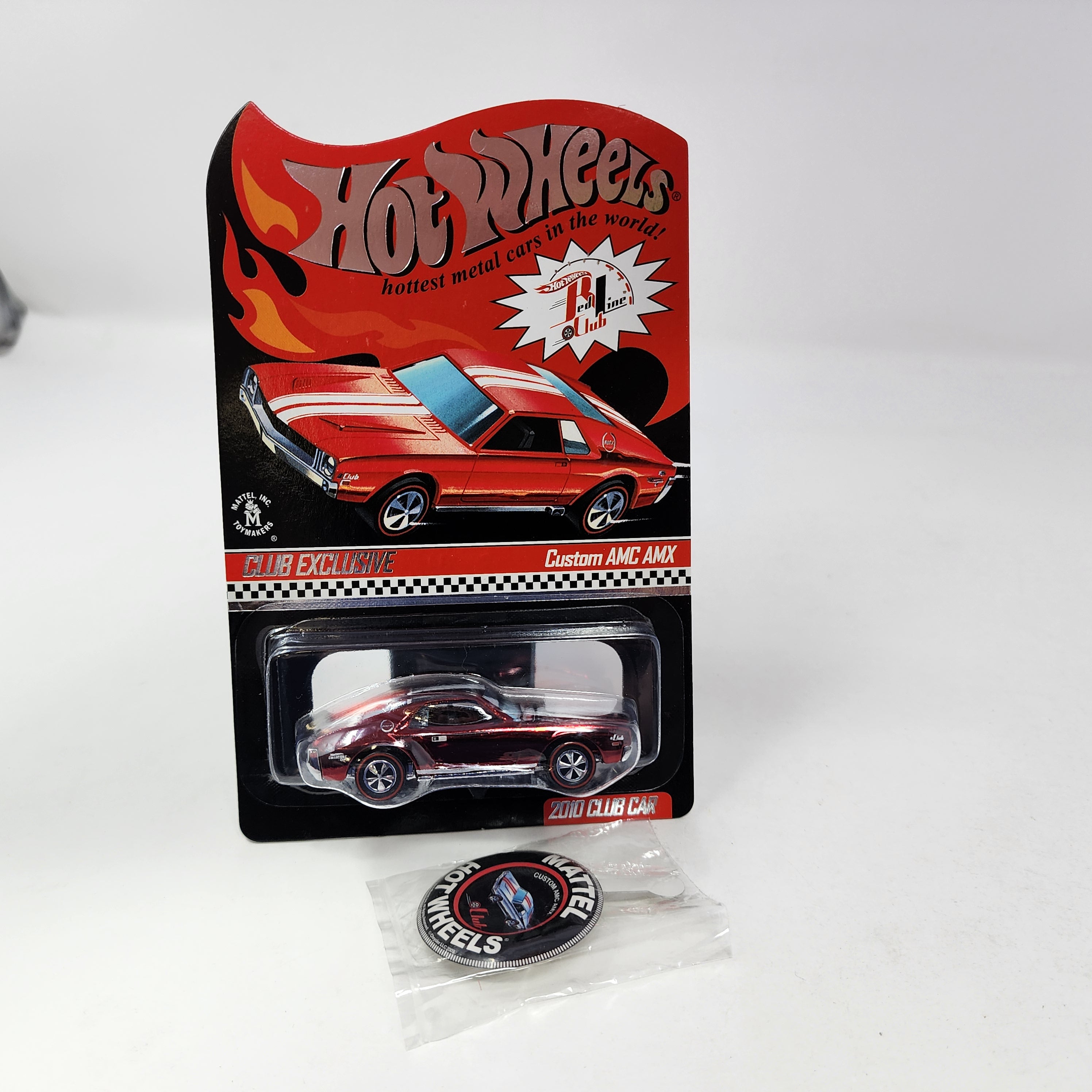 Custom AMC AMX RED * Hot Wheels Red Line Club RLC Exclusive、mySite、hgirdovlk