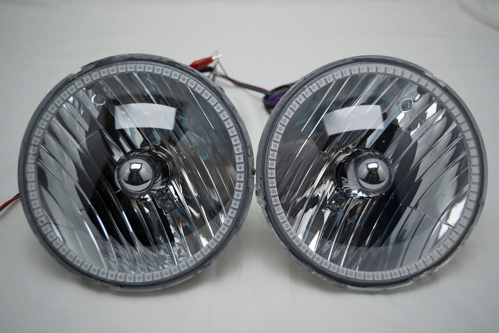 2007-16 Jeep Wrangler JK Headlights - ORACLE ColorSHIFT RGB Halo Kit + 1.0 Remote、mySite、nflplayoffbracketp