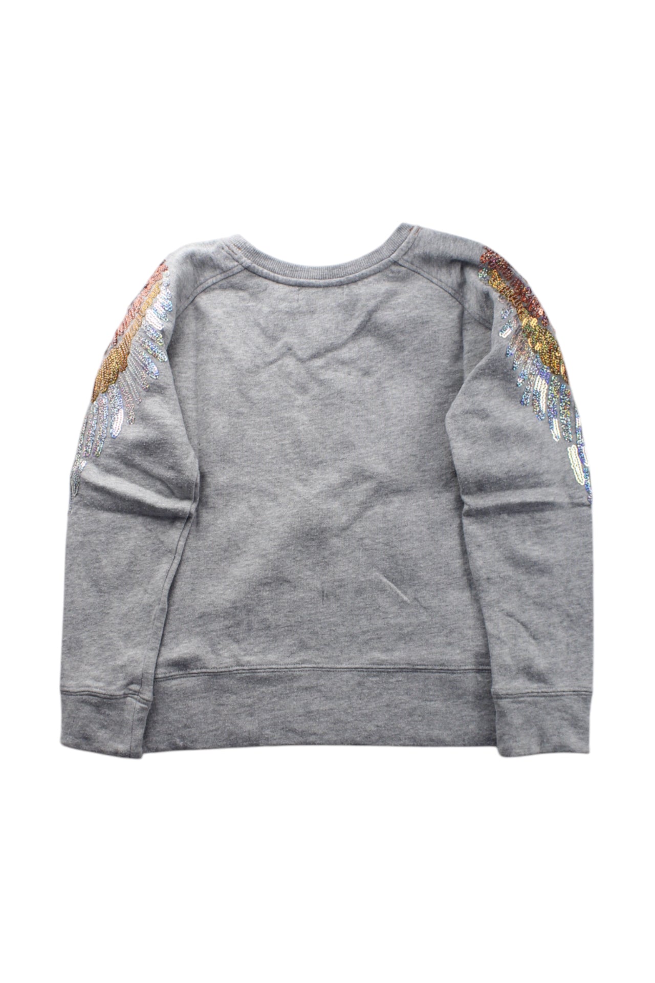 Angel's Face Sequin Sleeve Crewneck Sweatshirt 6-7Y、mySite、g9winljtr