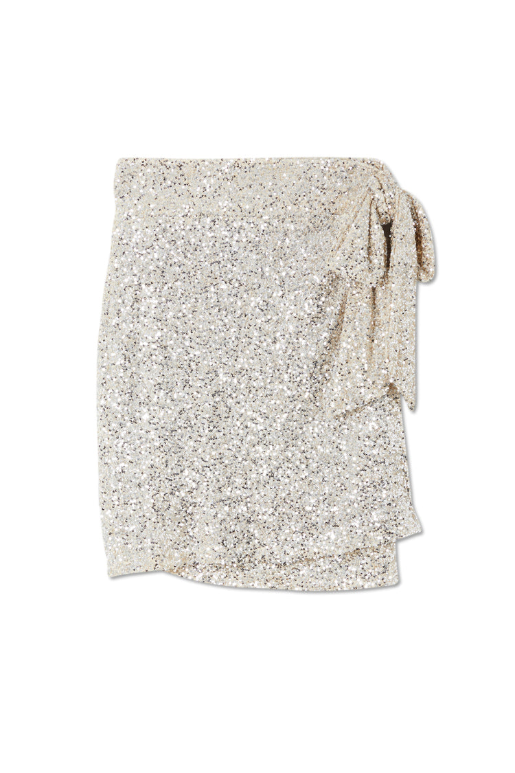Silver Sequin Mini Jaspre Skirt、mySite、solidvoid
