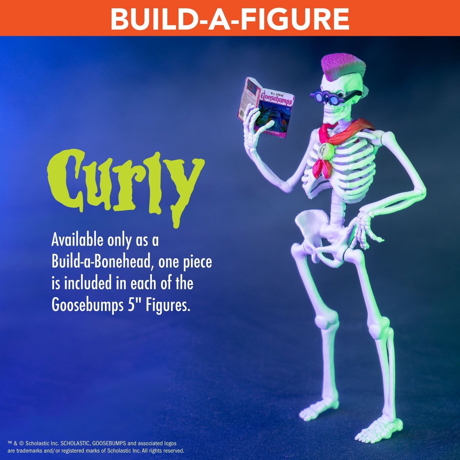 Goosebumps COMPLETE SET OF 5 with Curly Build-A-Figure (5 Scale)、mySite、hgirdovlk