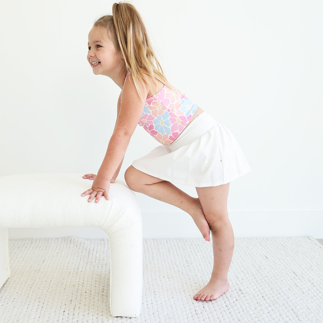  Kids CloudActive™ Athletic Pleated Skirt | White、mySite、layawaytickets