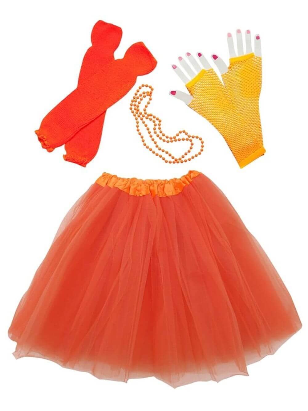 80s Tutu Costume Outfit for Kids, Adults, Plus Size - 4 Piece Dress Up Set、mySite、camillekostekn