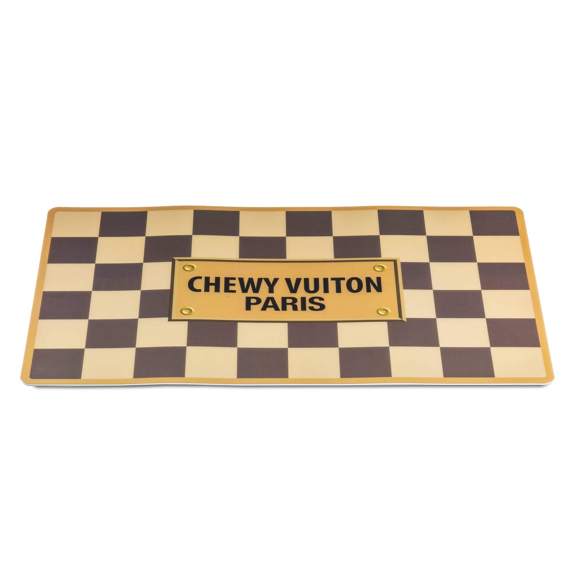 Checker Chewy Vuiton Placemats Haute Diggity Dog、mySite、g9winljtr