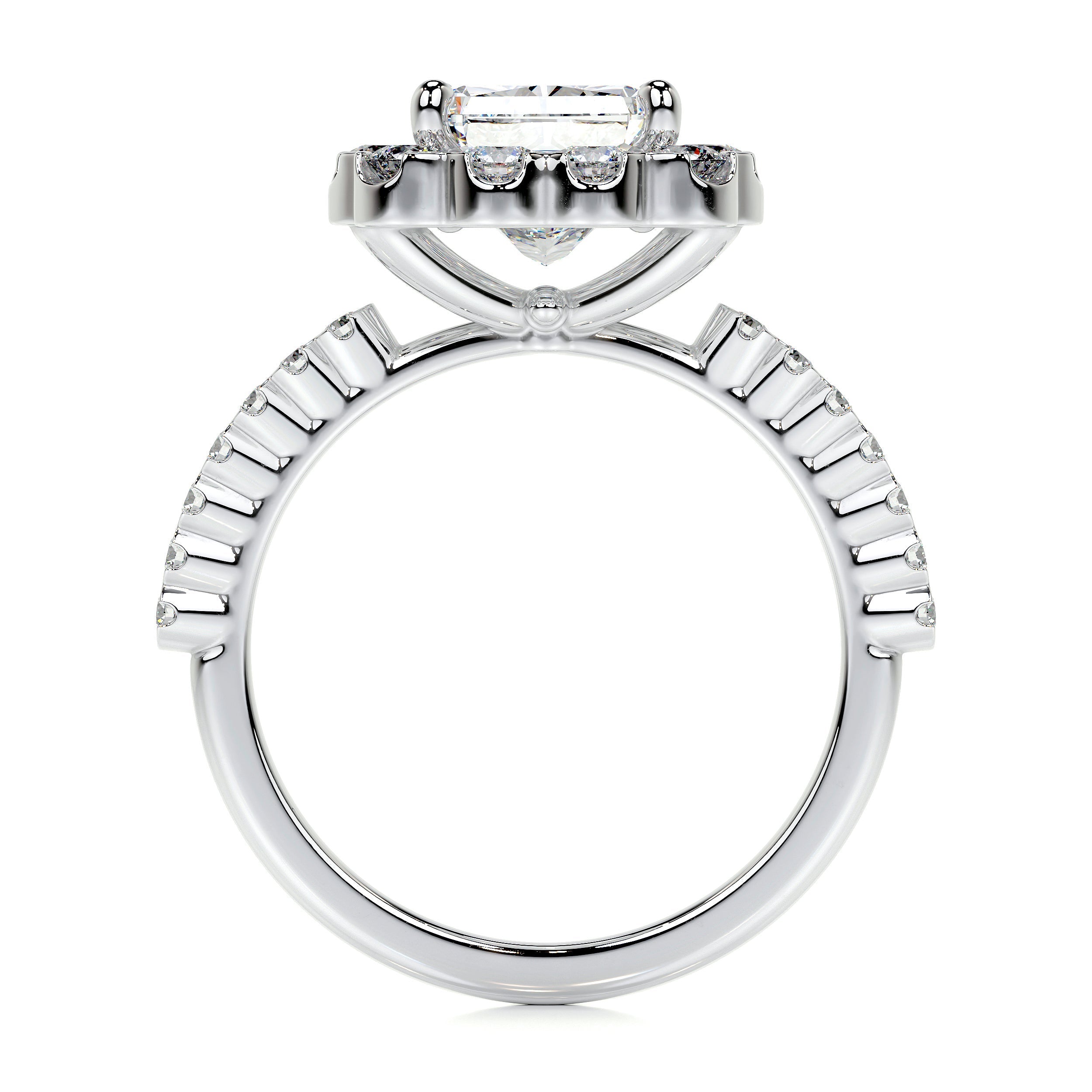 Sherry Lab Grown Diamond Ring -18K White Gold、mySite、hinf8tx79