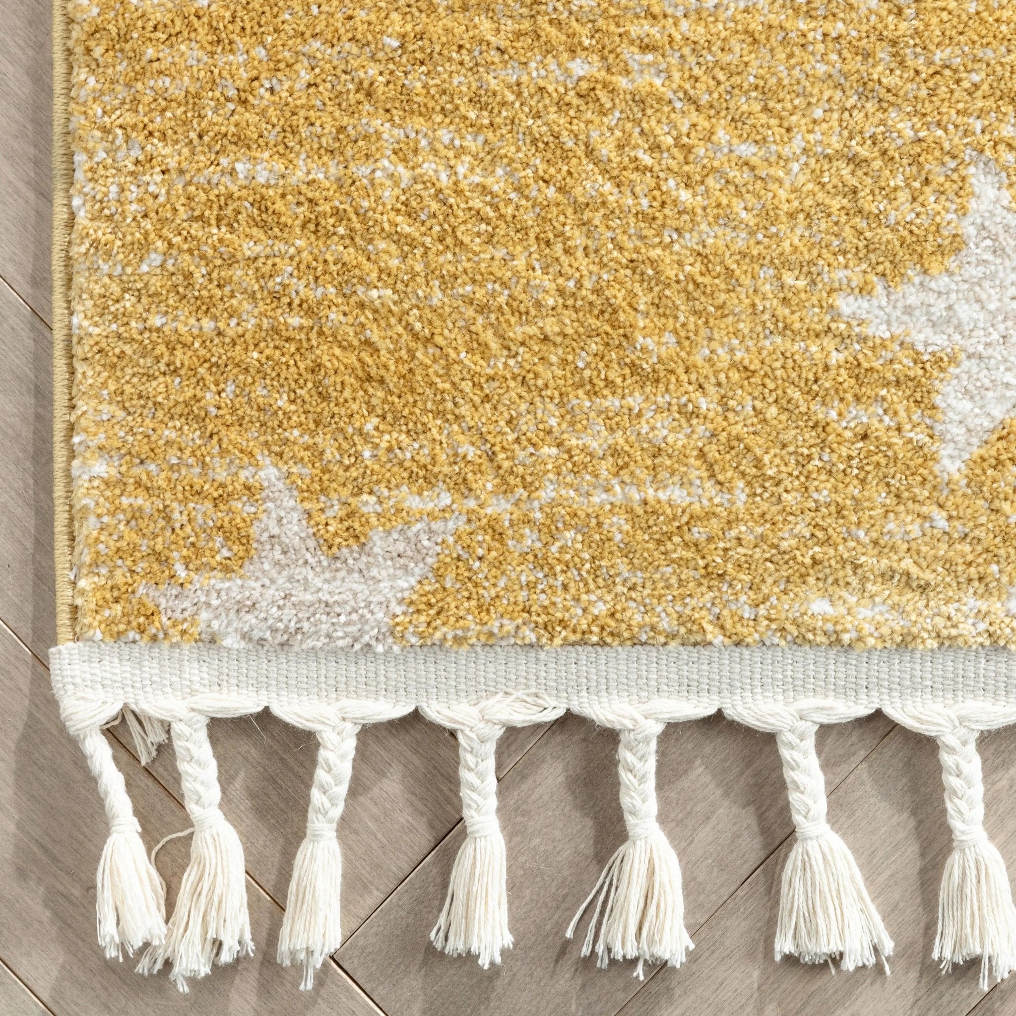 Stars Modern Geometric Yellow Kids Rug、mySite、gigharbornorthrealestate