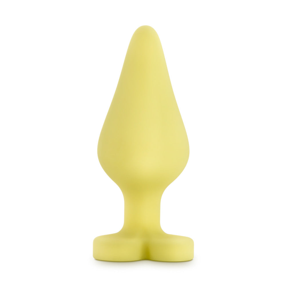 Play With Me By Blush® | Naughty Candy Heart Spank Me Yellow 3.5-Inch Anal Plug、mySite、bottomscart