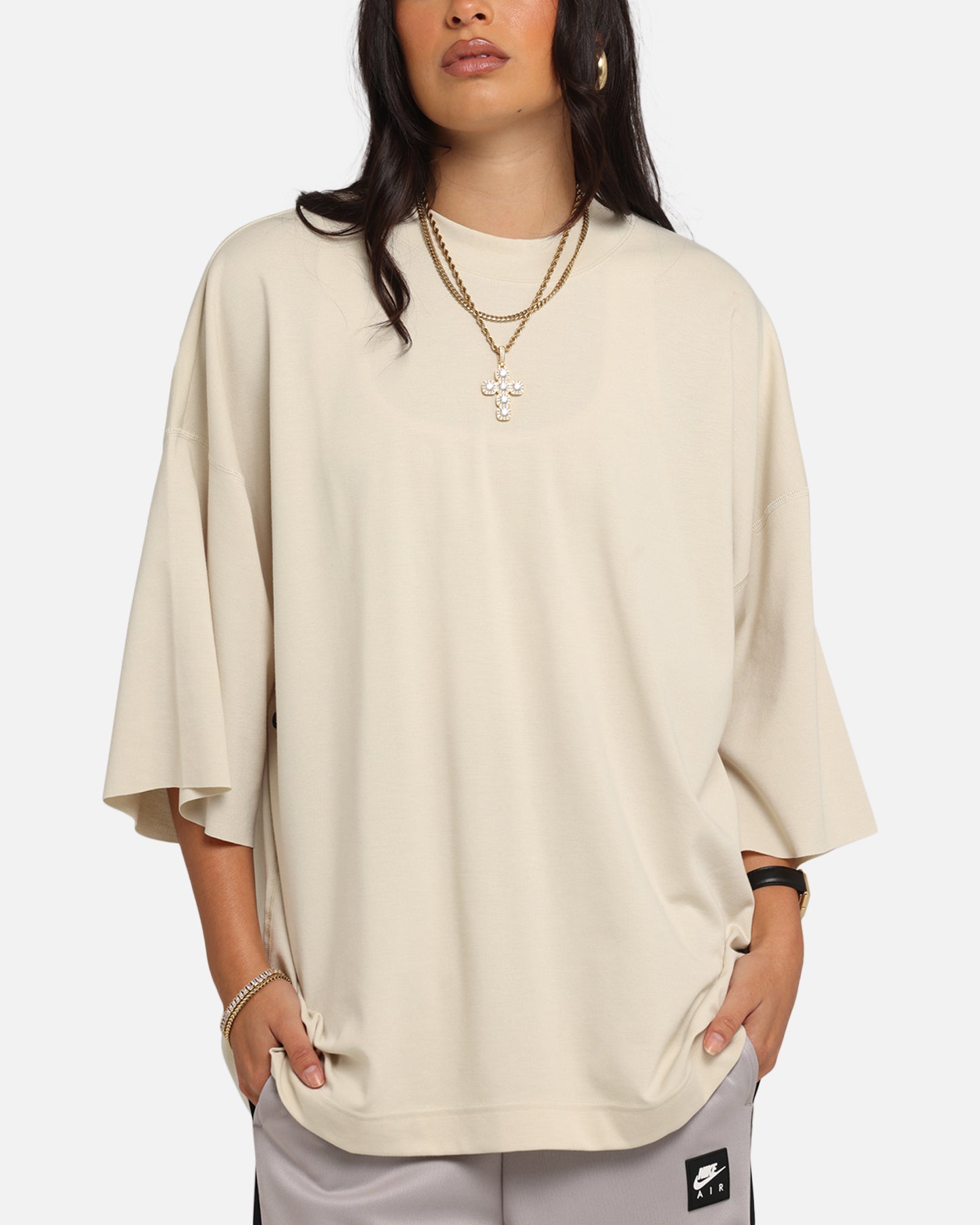 Nike Sportswear Tech Knit T-Shirt Khaki/Black、mySite、zt4zffjzw