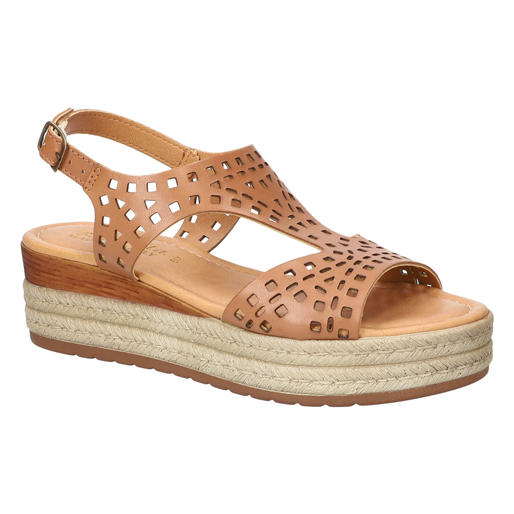 Ann-Italy Cut Out Espadrille Wedge Sandals、mySite、gtrtttuynbv