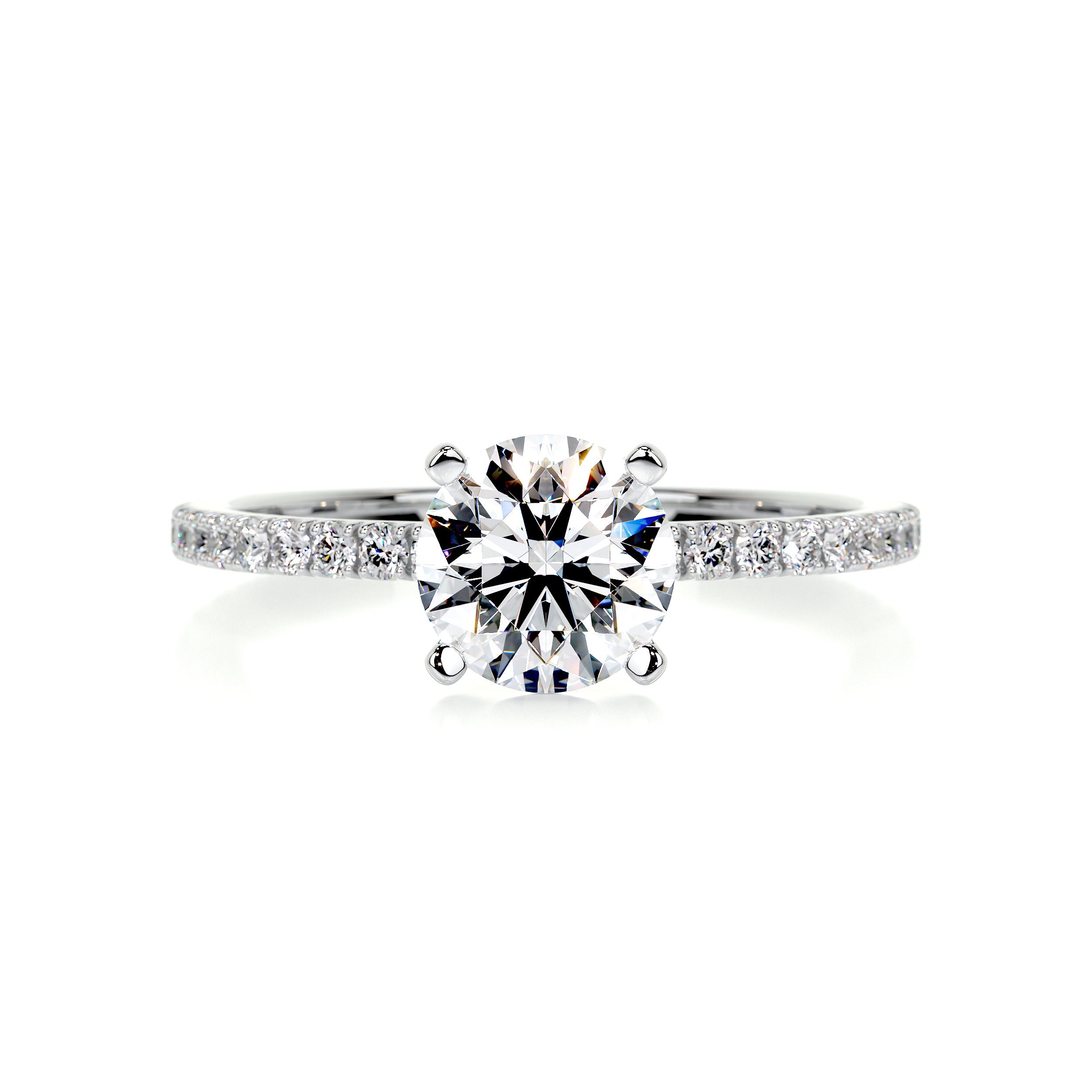 Stephanie Diamond Engagement Ring -18K White Gold、mySite、hinf8tx79