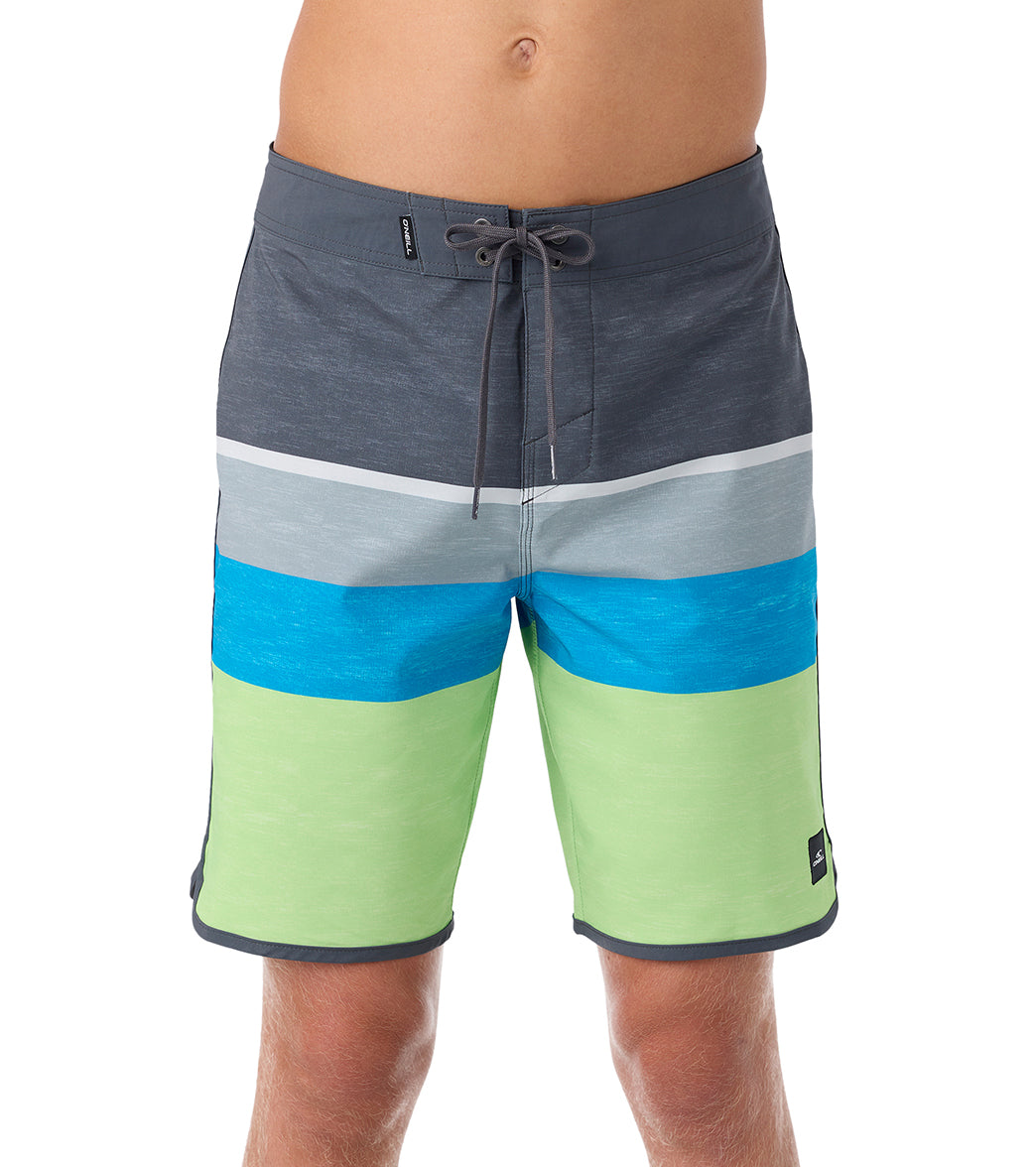 O'Neill Men's 19 Lennox Scallop Board Shorts、mySite、noshort