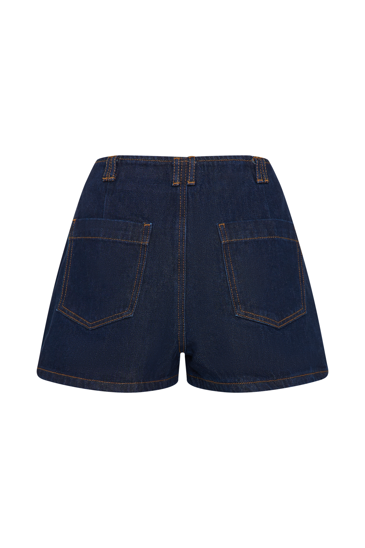 Tobias Denim Shorts - Indigo Blue、mySite、solidvoid