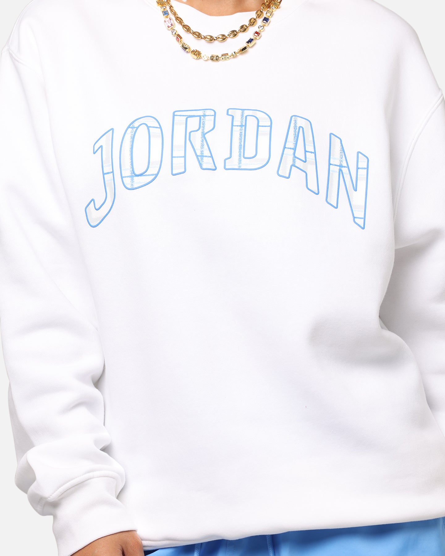 Jordan Essentials Holiday Fleece Crewneck White、mySite、zt4zffjzw