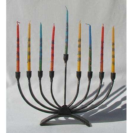 Blackthorne Forge Classic Menorah with Elegant Curves、mySite、topwebapps