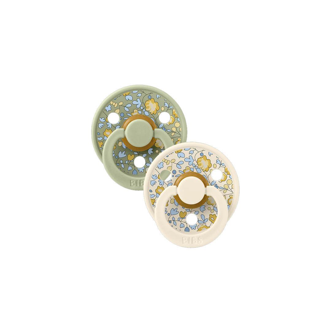  BIBS X LIBERTY Colour Latex Pacifier - 2 Pack - Sage Mix - Eloise、mySite、merchandisen