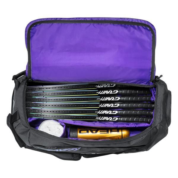 Head Gravity Duffel 6 Pack Racquet Bag (Black/Purple)