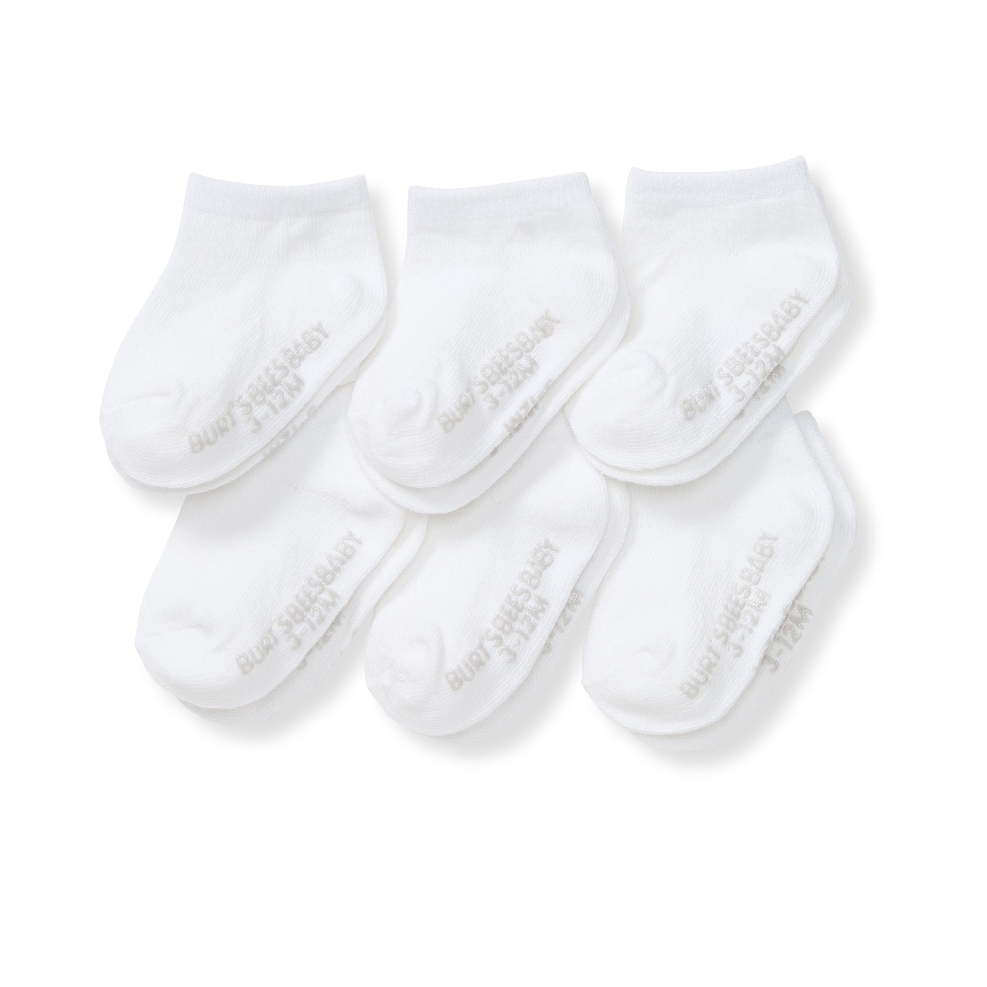 Solid Organic Cotton Toddler Ankle Socks 6 Pack、mySite、g9winljtr